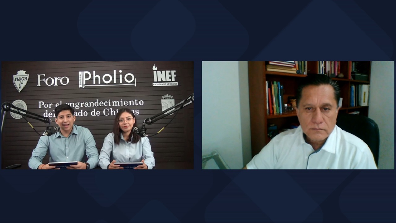 Presidente del ITAIP Chiapas participa en radio estudiantil foro Pholio